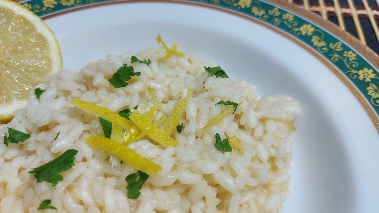 Risoto de limão, a receita de um prato nutritivo e saudável